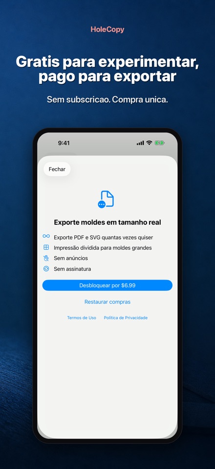 HoleCopy: Molde de Furos 10
