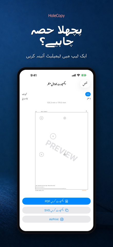 HoleCopy: ہول ٹیمپلیٹ 6