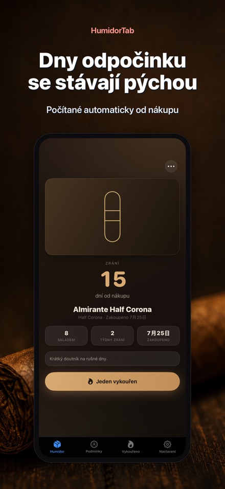 HumidorTab: Cigar Shelf Log 2