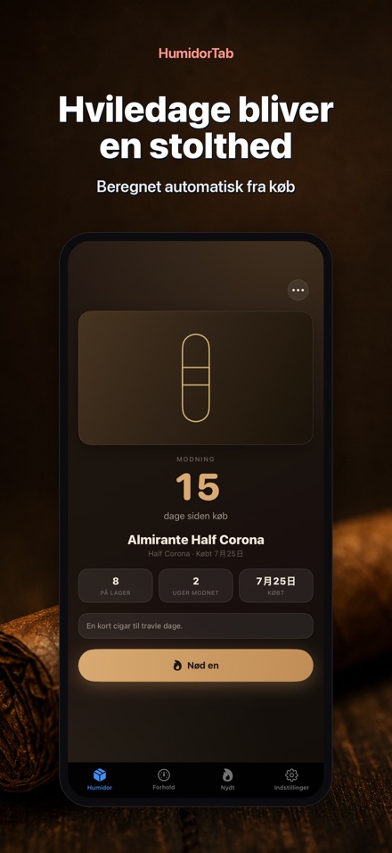 HumidorTab: Cigar Shelf Log 2