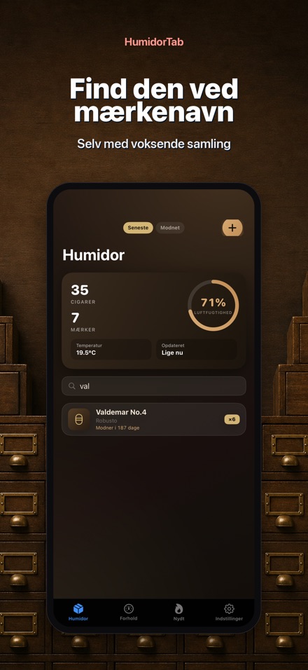 HumidorTab: Cigar Shelf Log 7