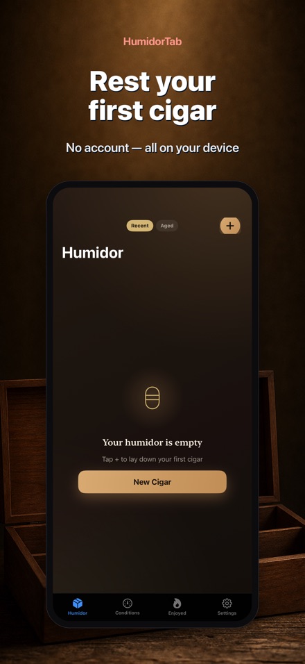 HumidorTab: Cigar Shelf Log 9