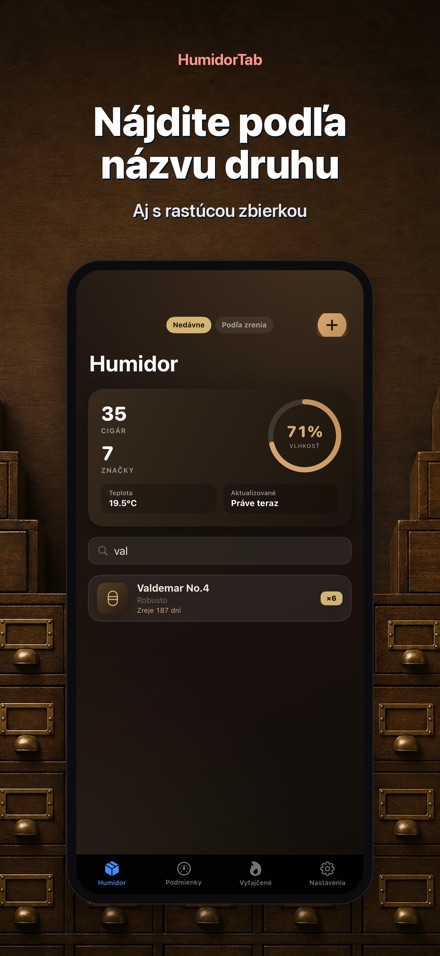 HumidorTab: Cigar Shelf Log 7