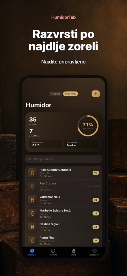 HumidorTab: Cigar Shelf Log 6