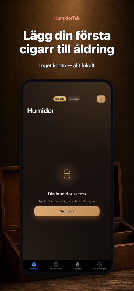 HumidorTab: Cigar Shelf Log 9