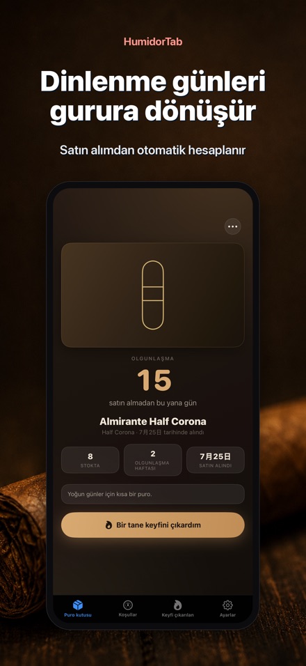 HumidorTab: Cigar Shelf Log 2