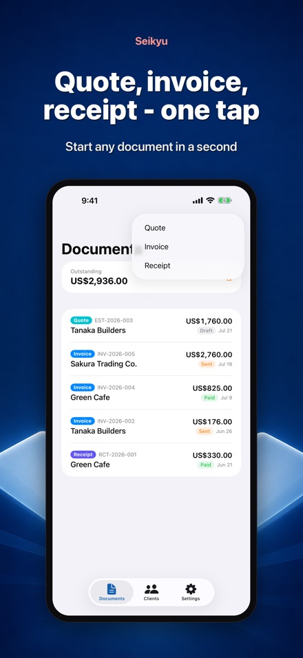 Seikyu: Invoice & Quote Maker 7