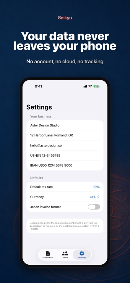 Seikyu: Invoice & Quote Maker 9