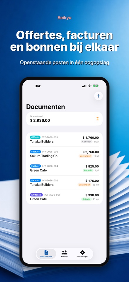 Seikyu: Factuur & Offerte 2