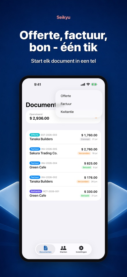 Seikyu: Factuur & Offerte 7