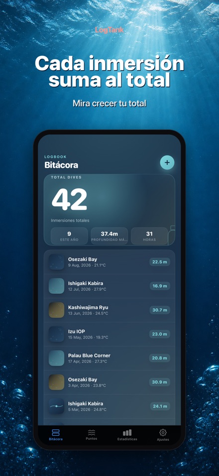 LogTank: Scuba Dive Log