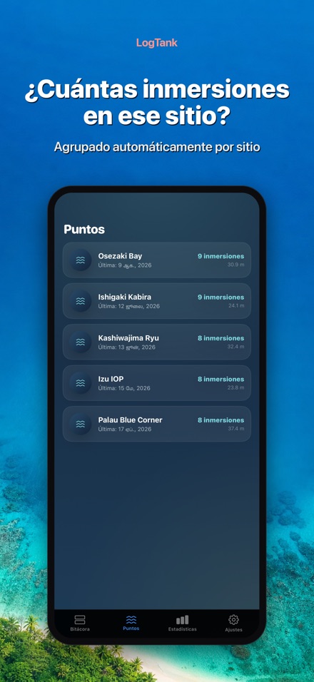 LogTank: Scuba Dive Log 7