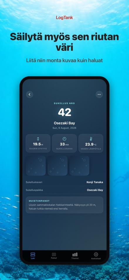 LogTank: Scuba Dive Log 5
