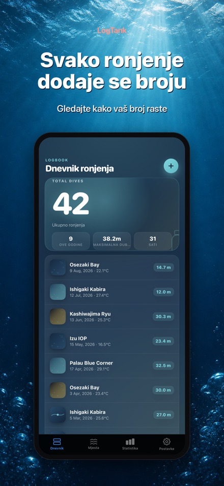 LogTank: Scuba Dive Log