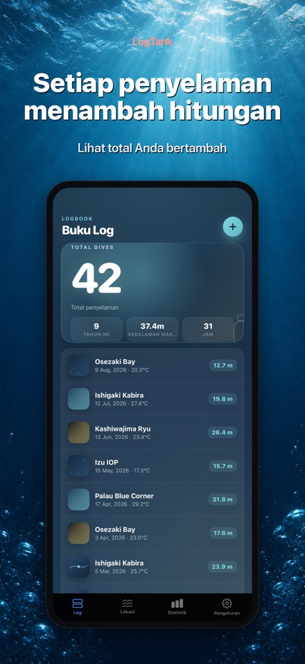 LogTank: Scuba Dive Log