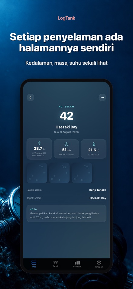 LogTank: Scuba Dive Log 2