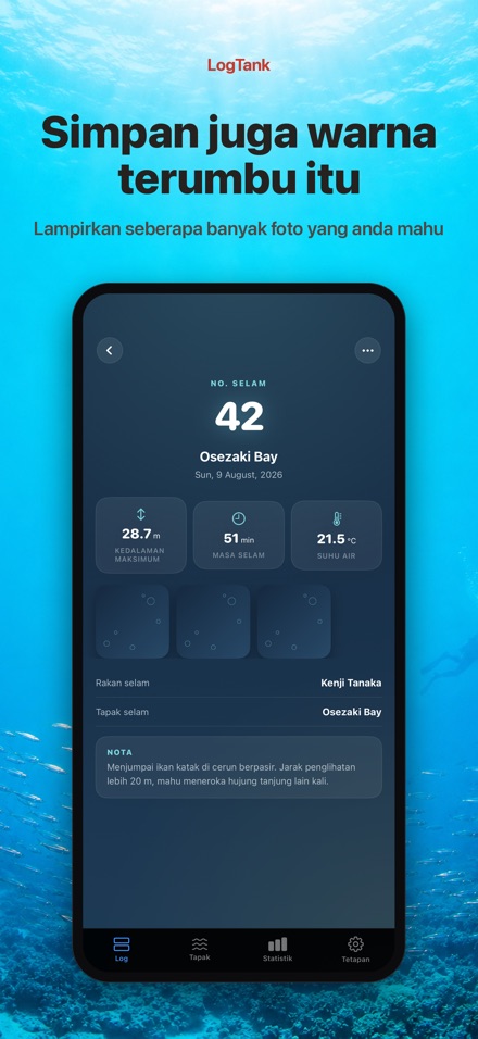 LogTank: Scuba Dive Log 5