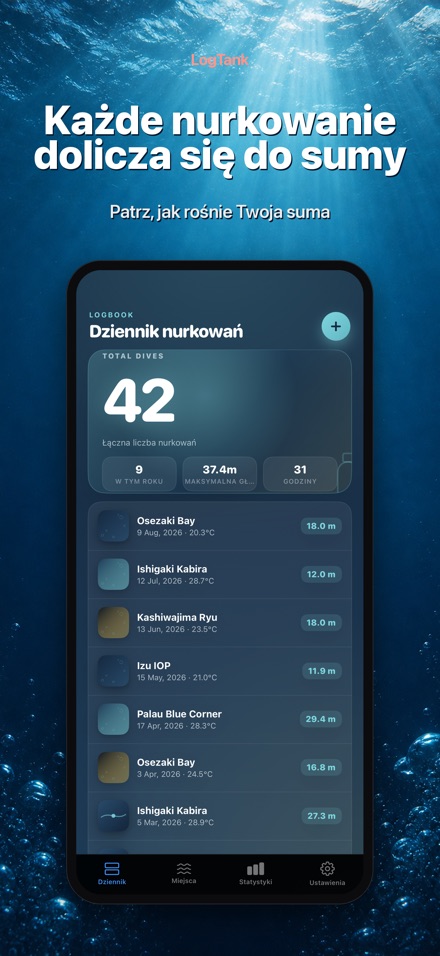 LogTank: Scuba Dive Log