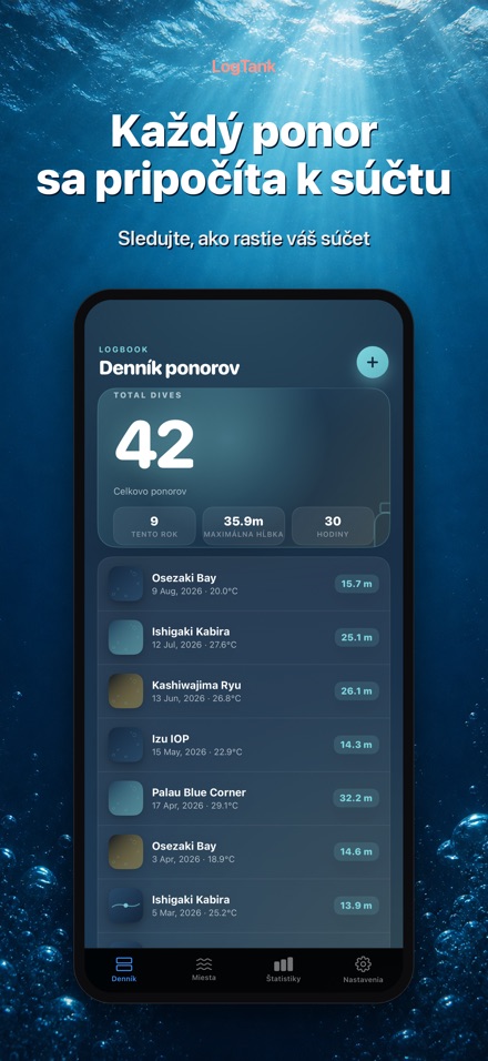 LogTank: Scuba Dive Log