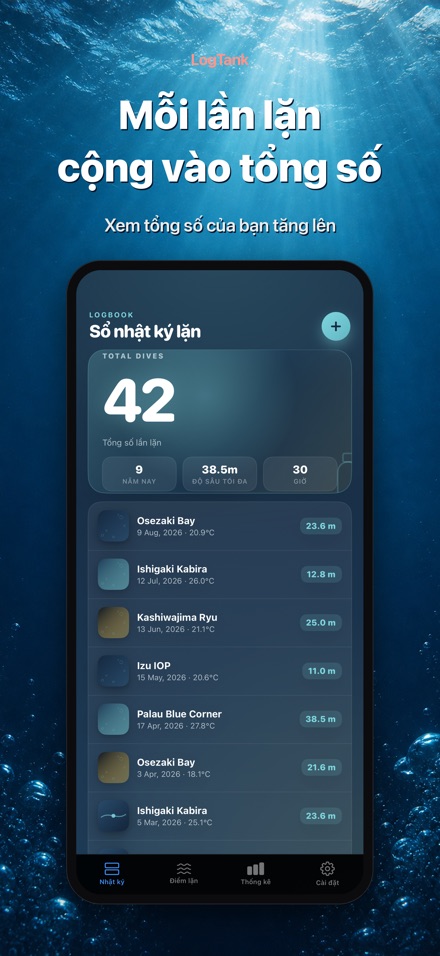 LogTank: Scuba Dive Log