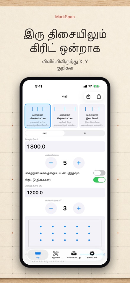MarkSpan: சம பங்கீடு & குறி 7