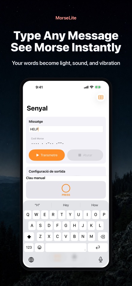 MorseLite: Flash i Senyal