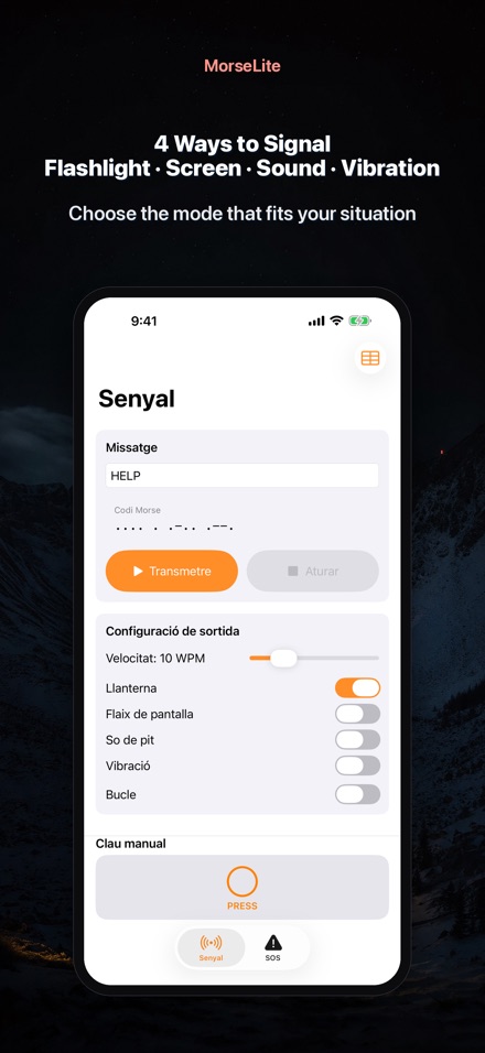 MorseLite: Flash i Senyal 3