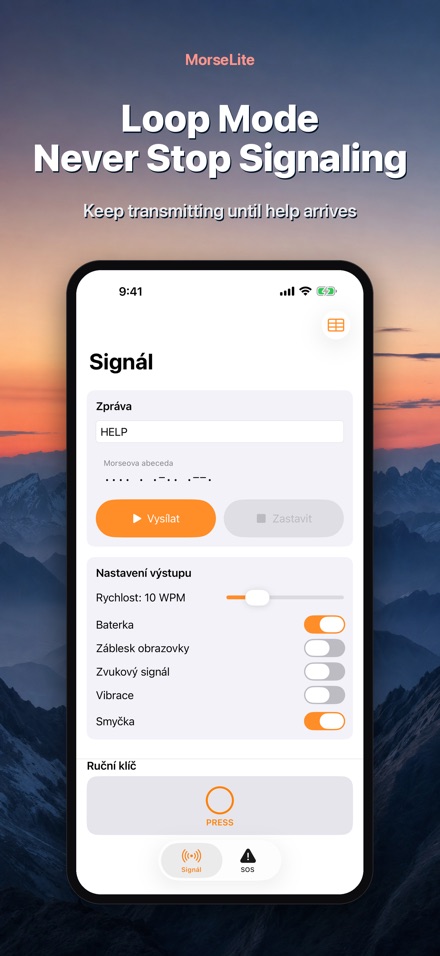 MorseLite: Blesk a Signál 4