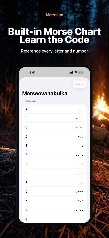MorseLite: Blesk a Signál 9