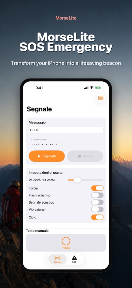 MorseLite: Flash e Segnale 10