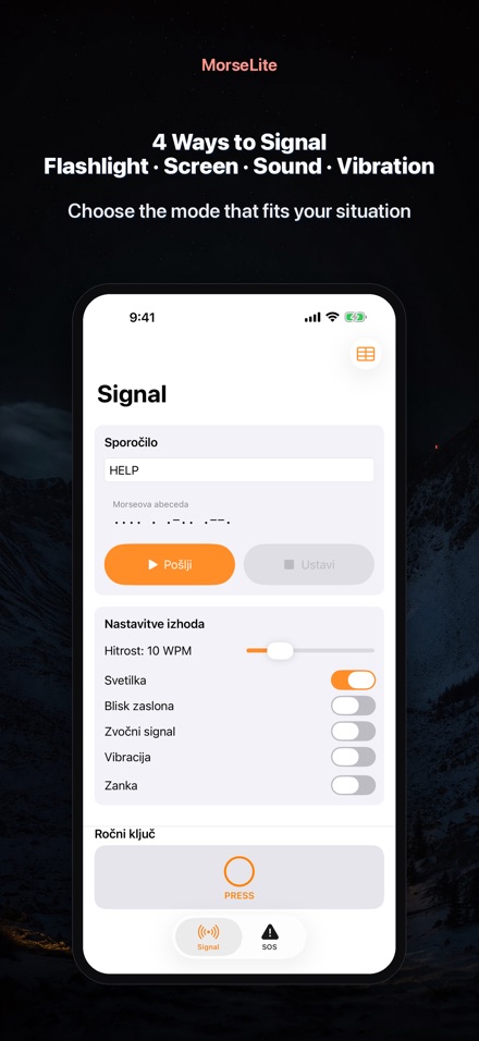 MorseLite: Blisk in Signal 3