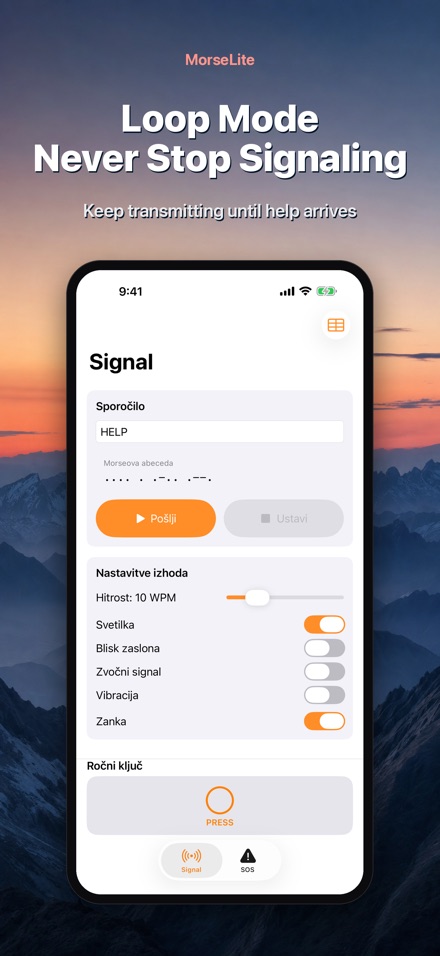 MorseLite: Blisk in Signal 4