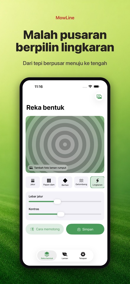 MowLine: Corak Jalur Rumput 9