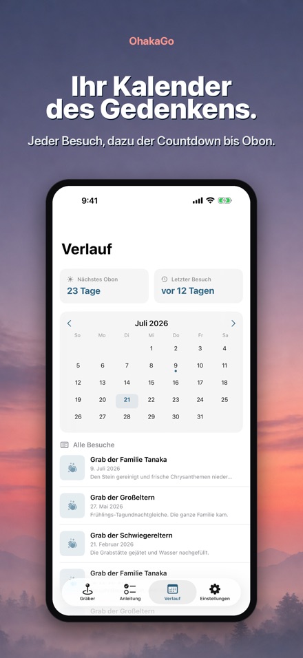 OhakaGo: Grabbesuch-Helfer 6