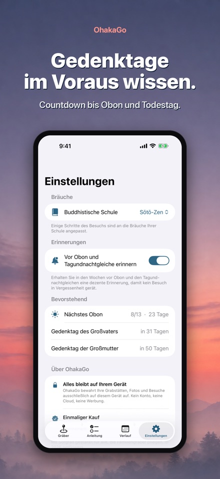 OhakaGo: Grabbesuch-Helfer 9