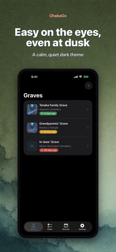 OhakaGo: Grave Visit Tracker 10
