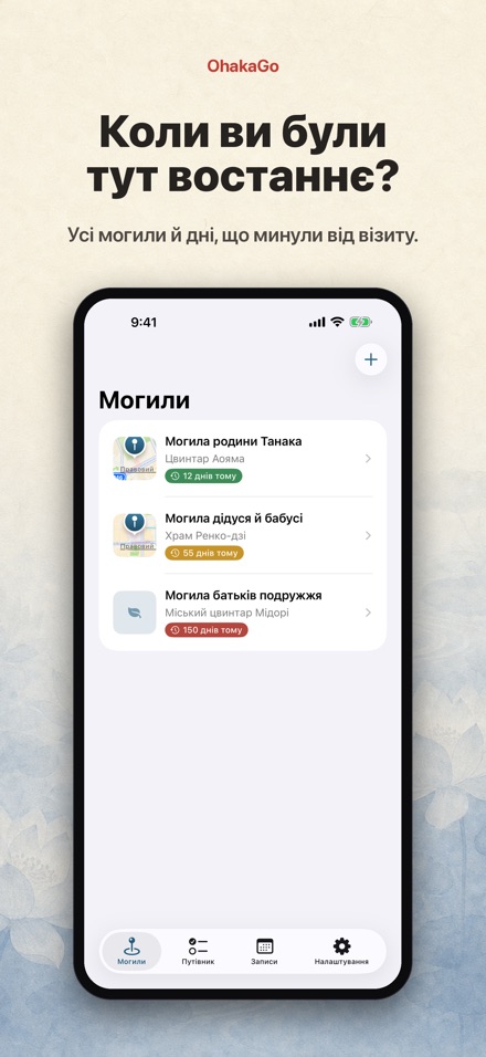 OhakaGo: карта могил рідних