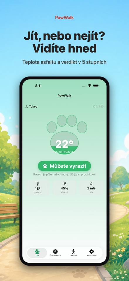 PawWalk – Venčení psa v horku