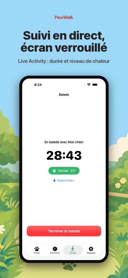 PawWalk – Balade chien chaleur 3