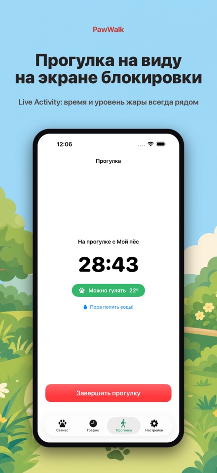 PawWalk: выгул собаки в жару 3