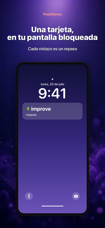 PeekMemo: Memoriza sin abrir