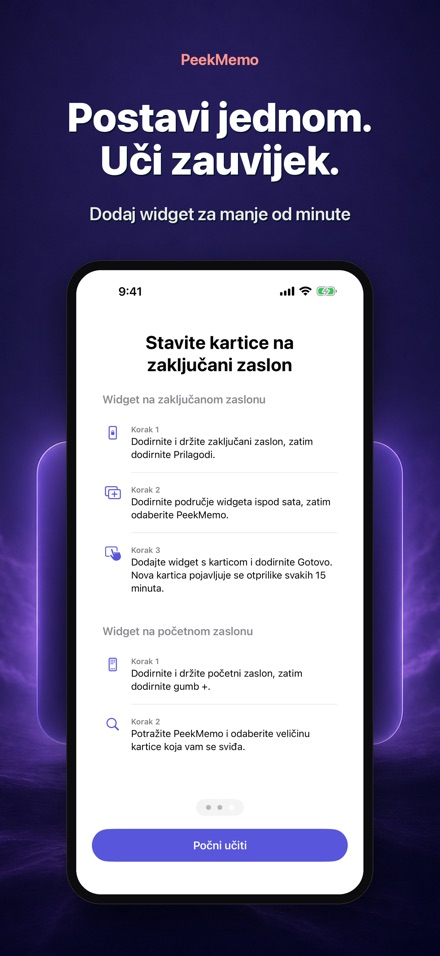 PeekMemo: kartice za učenje 7