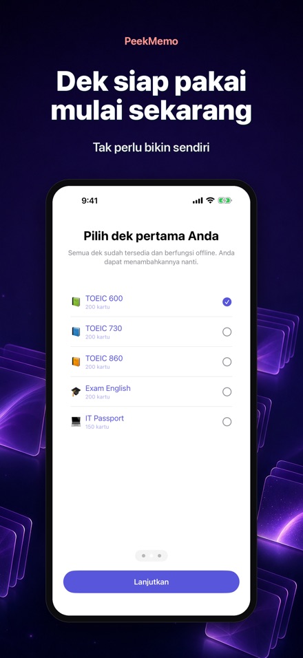 PeekMemo: Kartu Layar Kunci 9