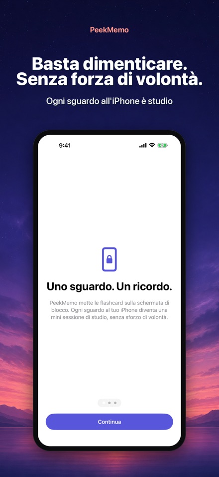 PeekMemo: Flashcard e widget 8