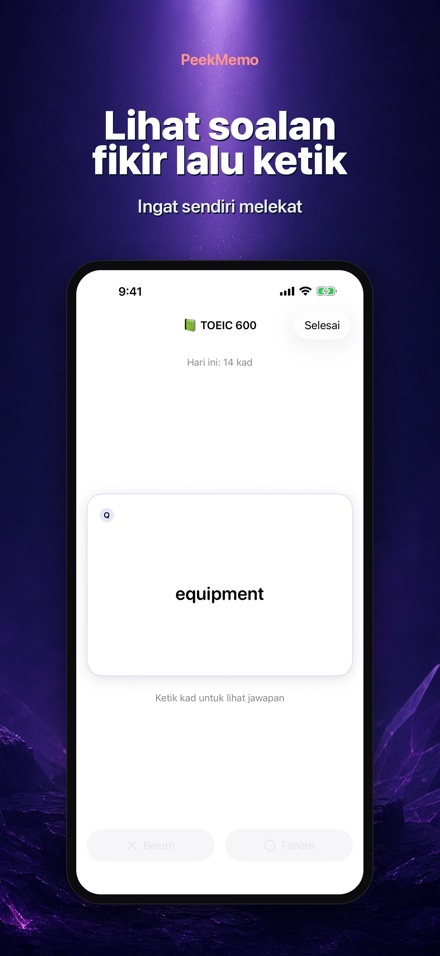 PeekMemo: Kad Skrin Kunci 2