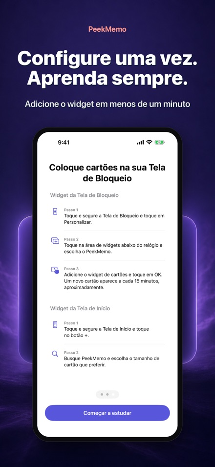 PeekMemo: Flashcards na tela 7