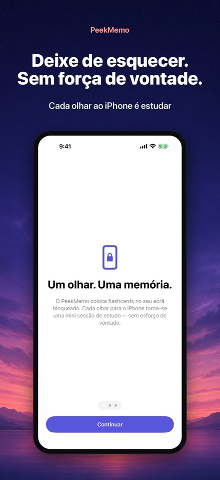 PeekMemo: Cartões de estudo 8