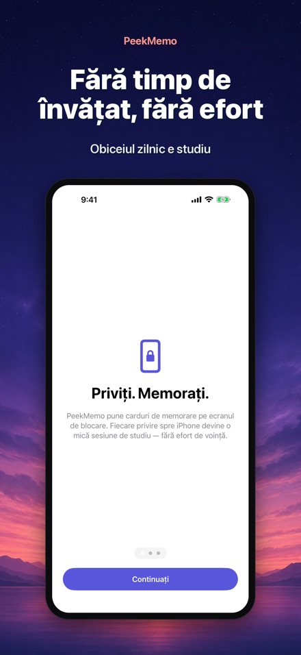 PeekMemo: Carduri de studiu 8