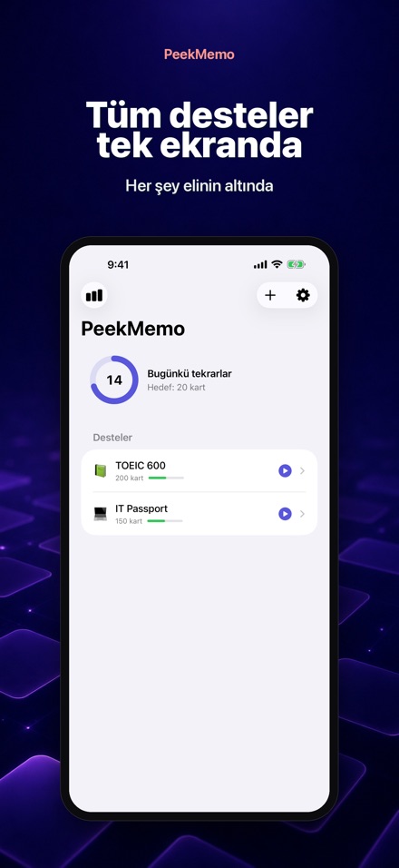 PeekMemo: Kilit Ekranı Kartı 4