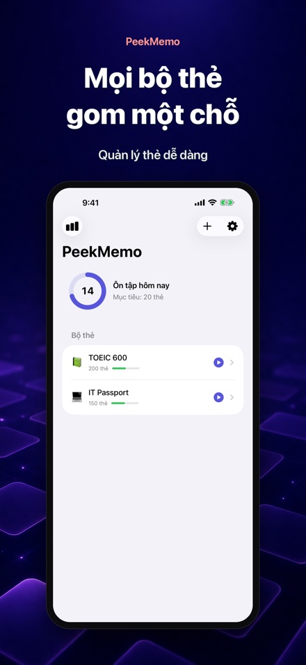 PeekMemo: Thẻ màn hình khóa 4